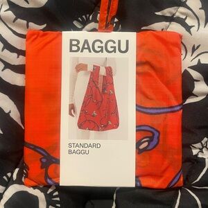 BAGGU Red Snapdragon Standard Reusable Tote NWT